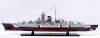 German Battleship Bismarck Bismarck-class Wooden Ship Model 40" Scale 1/250